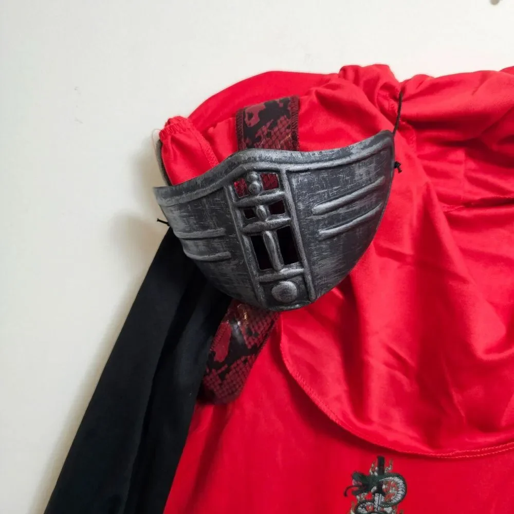 Spirit Red Viper Ninja Size 7-8 Medium Halloween Costume‎